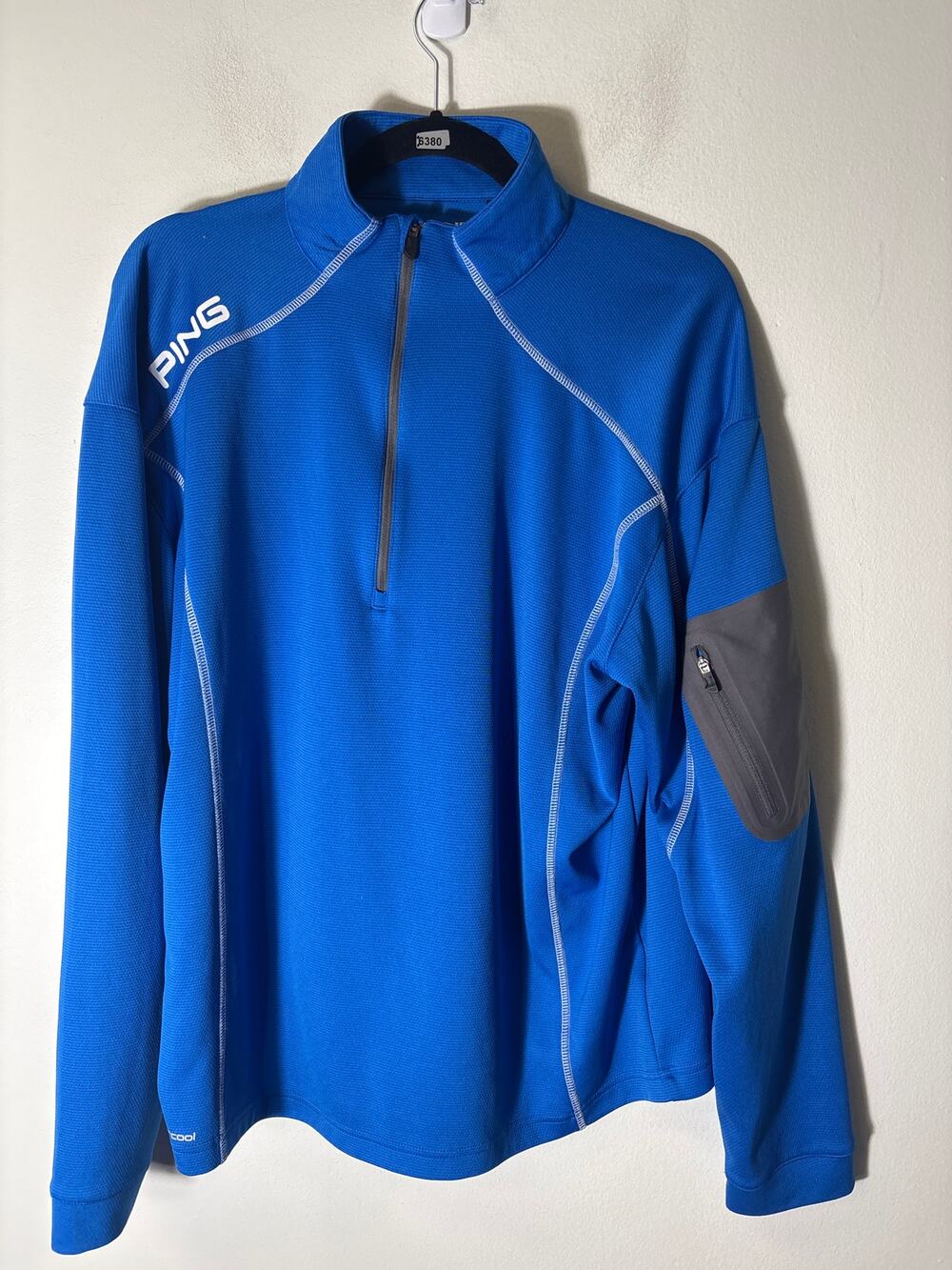 Men's Ping Royal Blue Athletic Golf Pullover Sz L